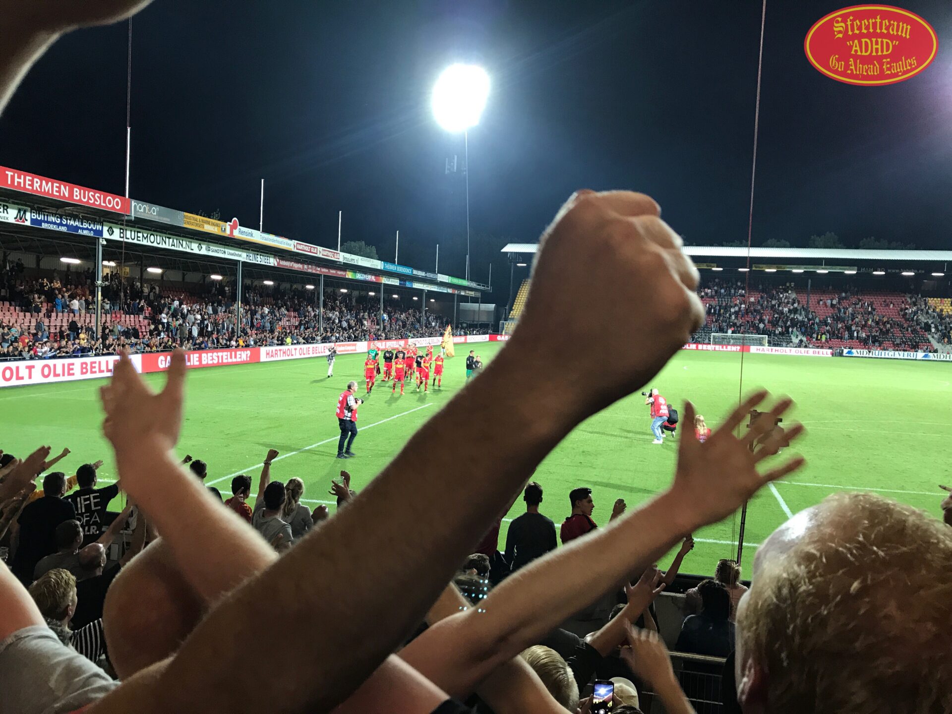 Sfeervideo Go Ahead Eagles – Jong FC Utrecht – Active DieHards Deventer